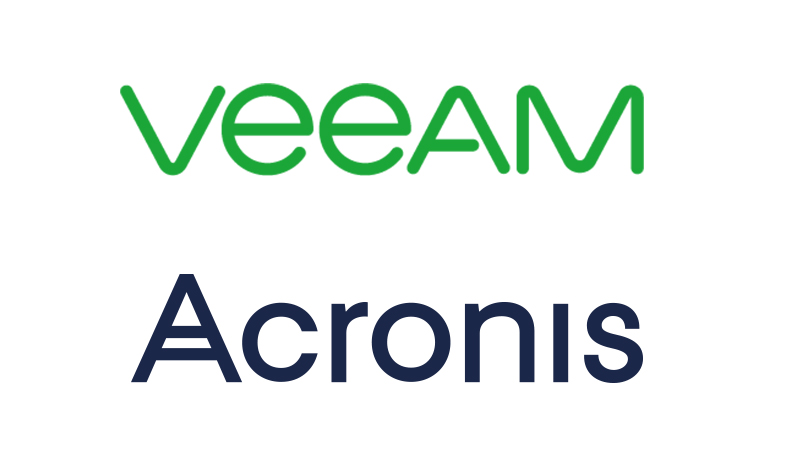 Backup: Veeam Partner / Acronis Partner Logos