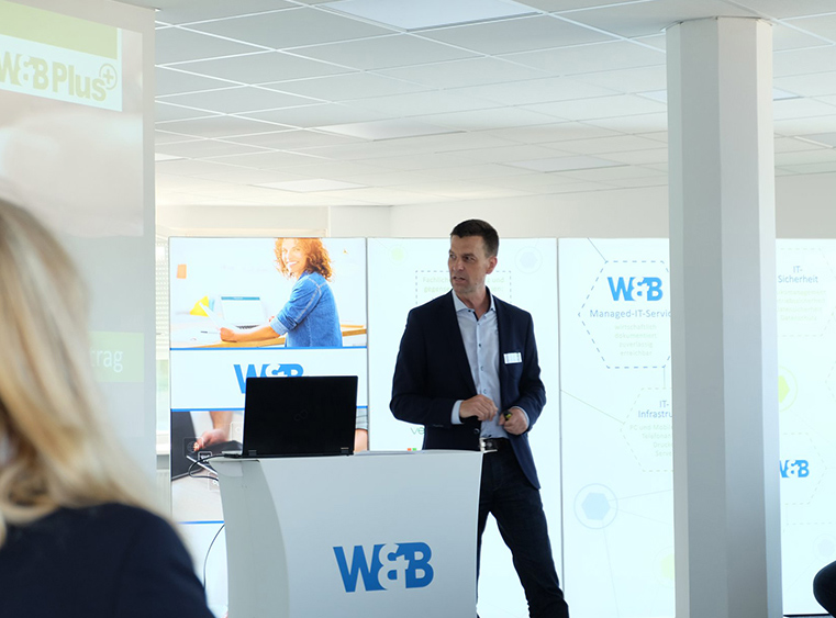 IT-Security Infotag bei W&B: Vortrag Geschäftsführer W&B Plus GmbH