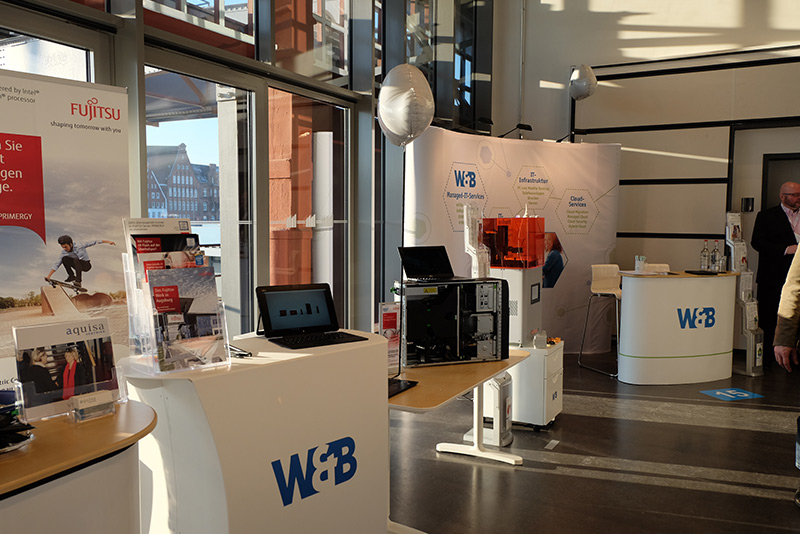 IT FOR BUSINESS 2018: Messestand W&B
