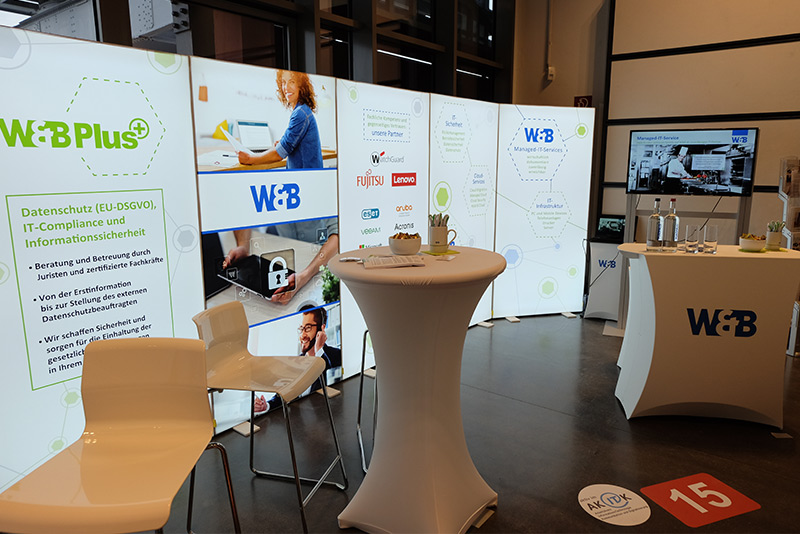 IT FOR BUSINESS 2019: Stand W&B IT-Systemhaus